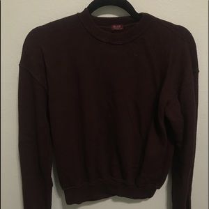 maroon sweater